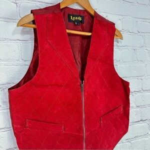 Red Quilted Women's Vest